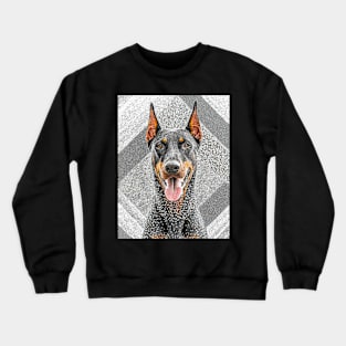 Dog Portrait - Dobermann Crewneck Sweatshirt